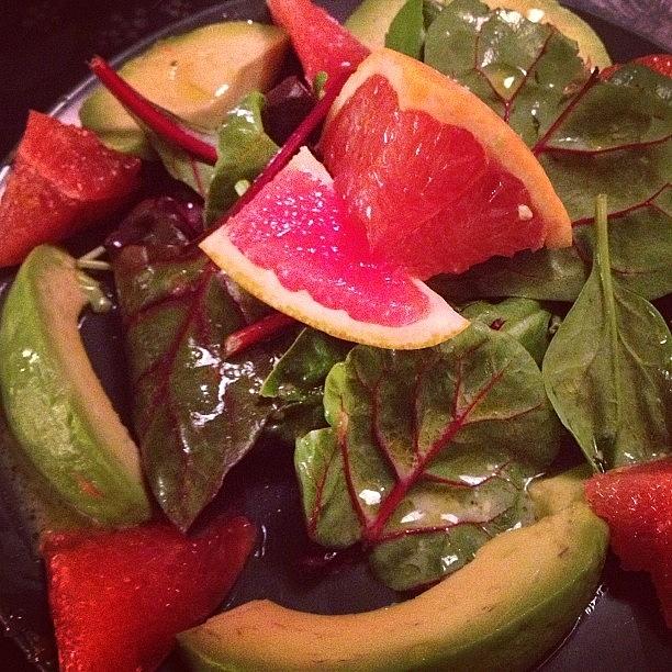 Nomnomnom Photograph - Avocado And Grapefruit Salad #nomnomnom by Kelly Black