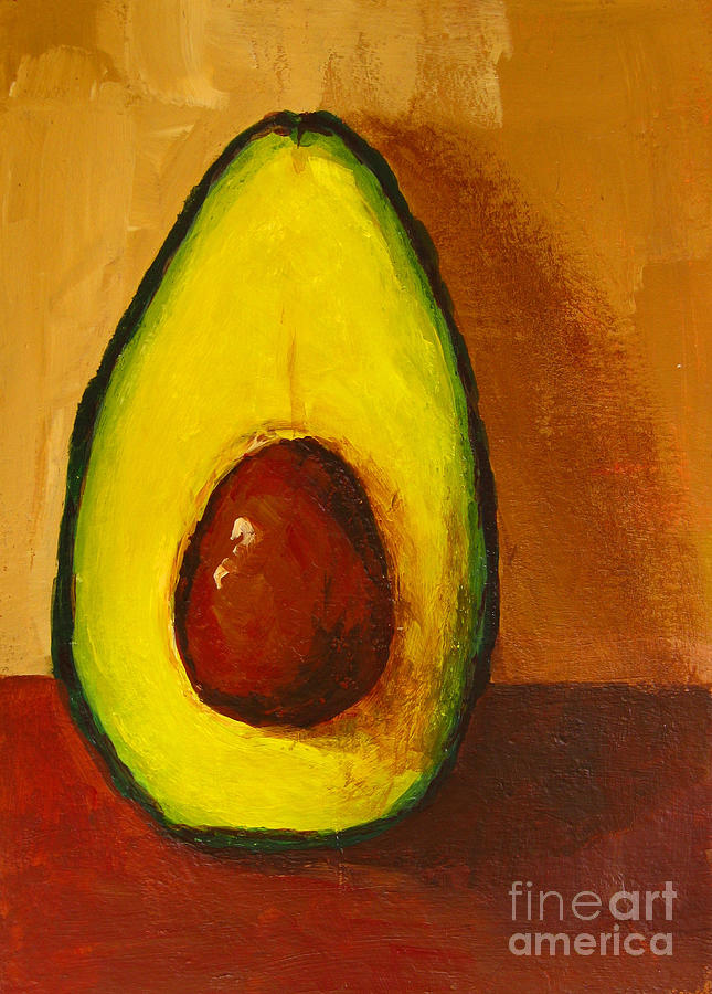 Avocado Palta 7 - Modern Art Painting by Patricia Awapara