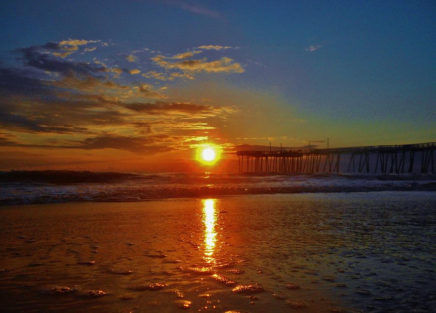 Avon Pier Hatteras Sunrise 2 115 Photograph By Mark Lemmon Fine Art