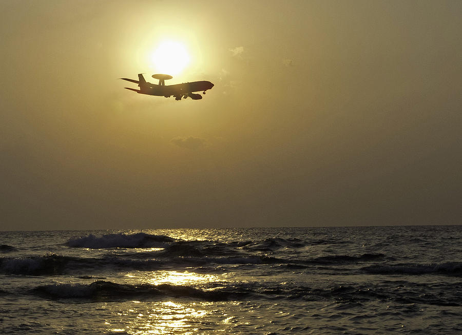 AWACS over Okinawa Photograph by Gary Hughes