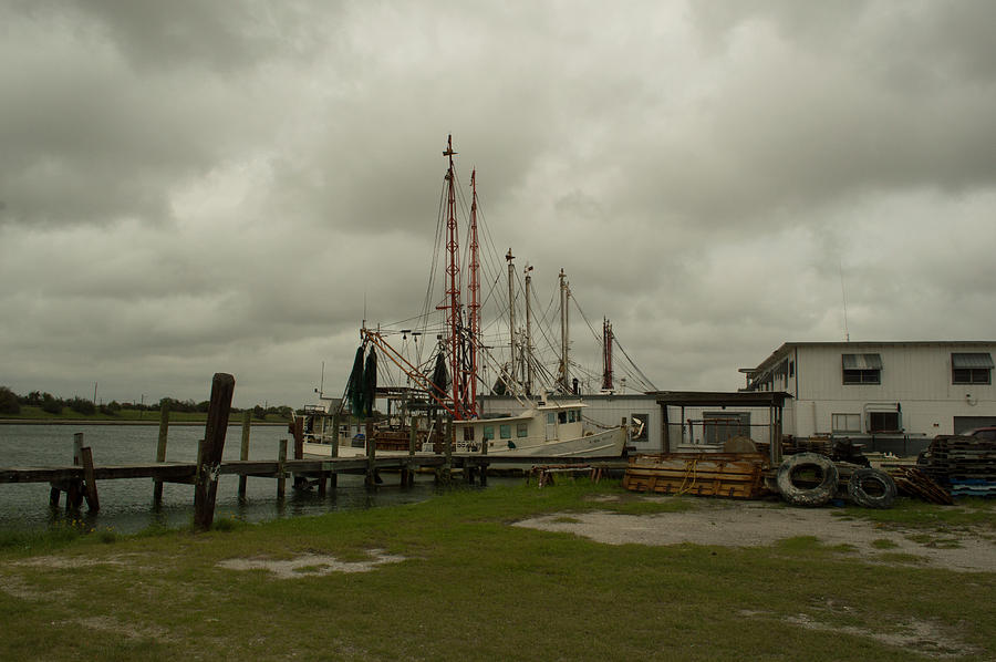 Aransas Pass Texas Awaiting The Storm Photograph by JG Thompson | Fine ...