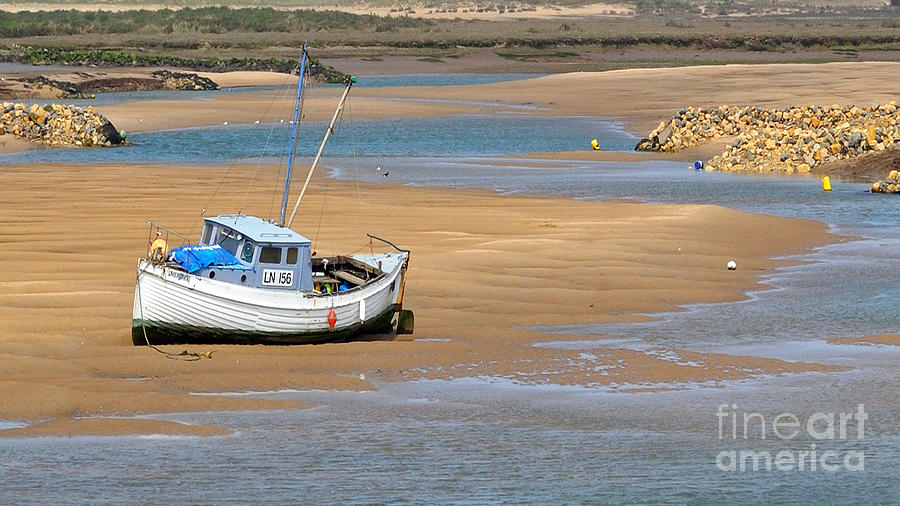 Boat Photograph - Awaiting the Tide by Bel Menpes