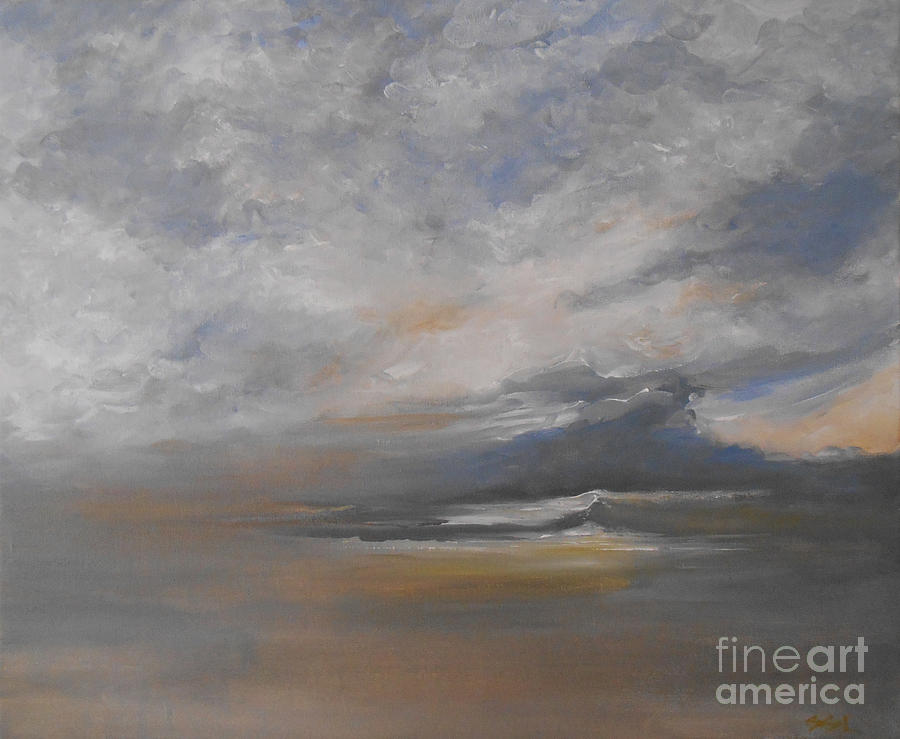 Sky Painting - Awakening 1 by Jane See