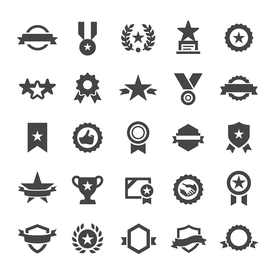 Award Icons - Smart Series Drawing by -victor-
