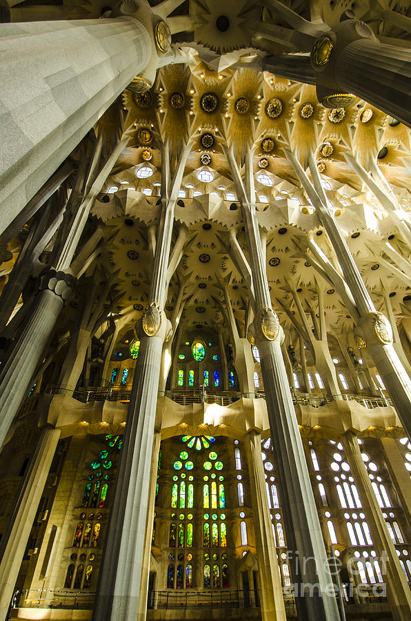 Awe-Inspiring Sagrada Interior Photograph by Deborah Smolinske