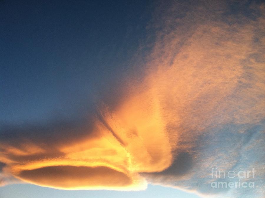 Awesome Cloud Photograph by Krissy Katsimbras