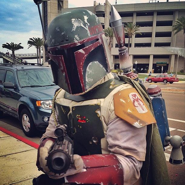 Starwars Photograph - Awesome Cosplay! #bobafett #starwars by Patrice Gagnon