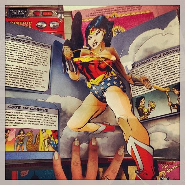 Wonderwoman Photograph - Awesome Pop-up Books! #wonderwoman by MTen Ten