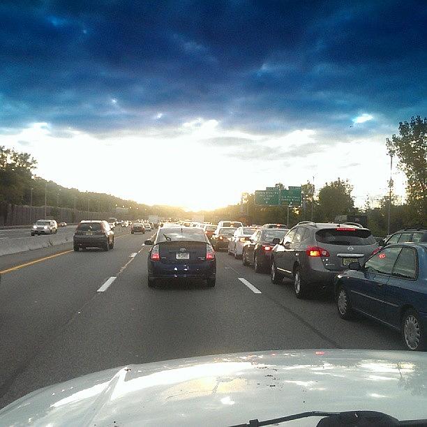 Awesome!!! Rt 80 West Is A Parking Lot Photograph by Omar Elsebai