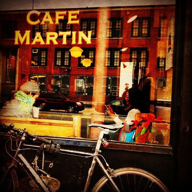 Coffee Photograph - #awesomized #cafemartin #parkslope #bk by Rob Schlederer