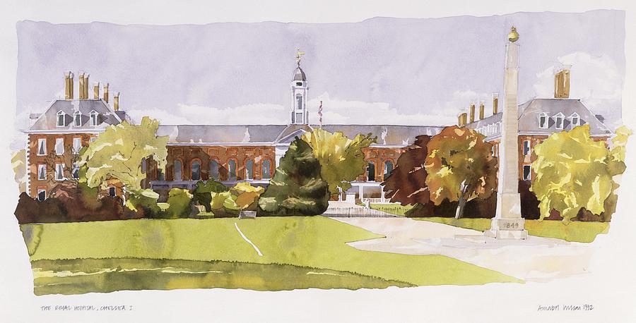 Garden Painting - The Royal Hospital  Chelsea by Annabel Wilson