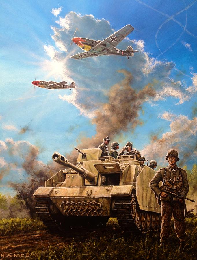 Axis Front 1944 Painting By Dan Nance