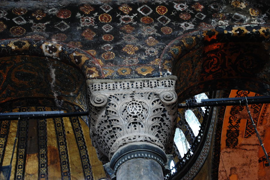 Aya Sofia - Column Detail Photograph