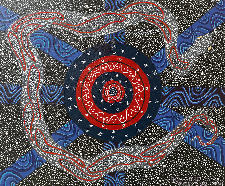 Ayahuasca Eclipse Painting