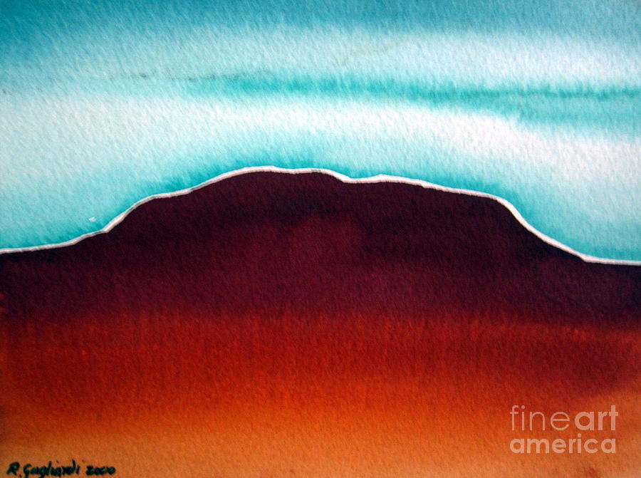 Ayers Rock Australia Uluru 3 Painting by Roberto Gagliardi