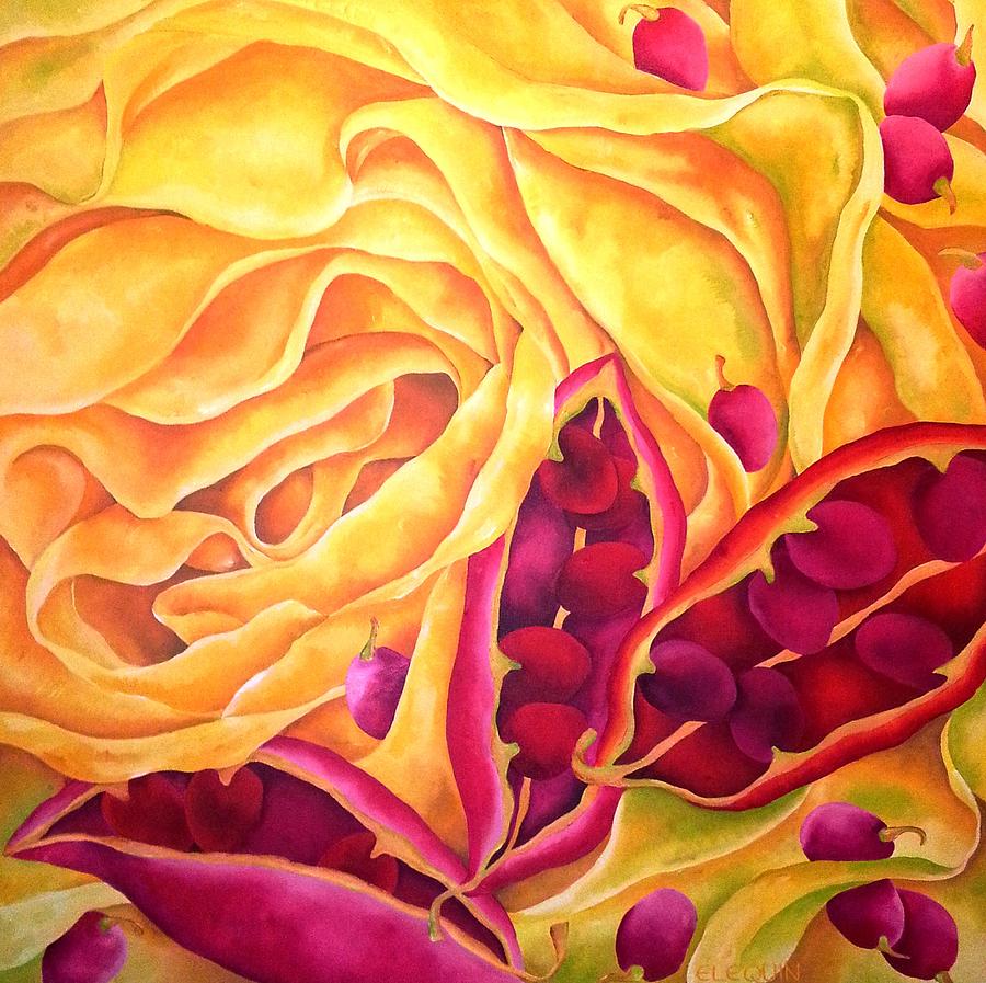 Rose Painting - Azo by Elizabeth Elequin