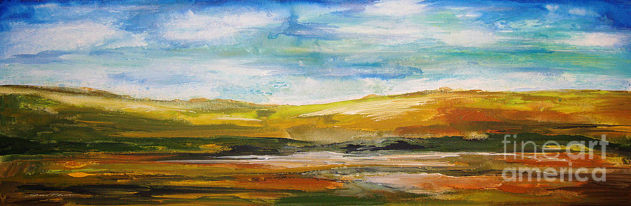 Azure Landscape-2 Painting by Jean Plout