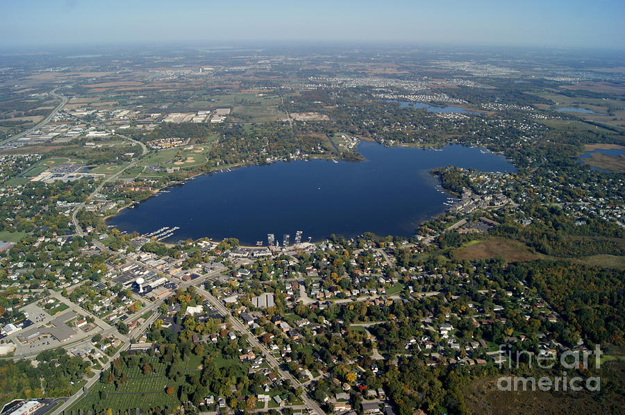 B-029 Bangs Lake Wauconda Lake Co Illinois Photograph by Bill Lang