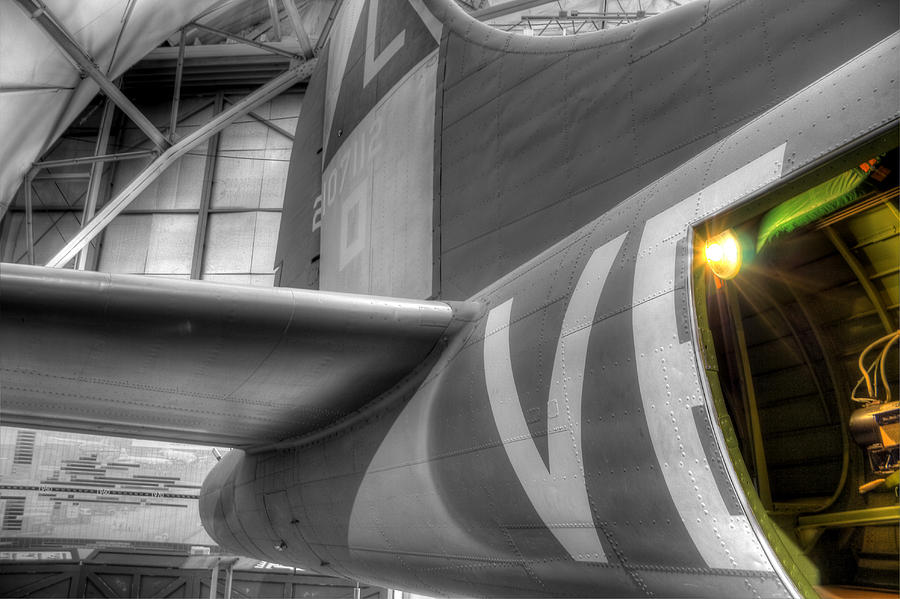 B-17 Bomber Tail Photograph by David Dufresne