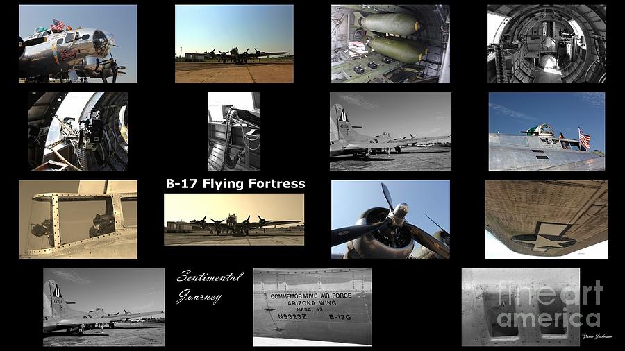 B-17 Collage  Photograph by Yumi Johnson