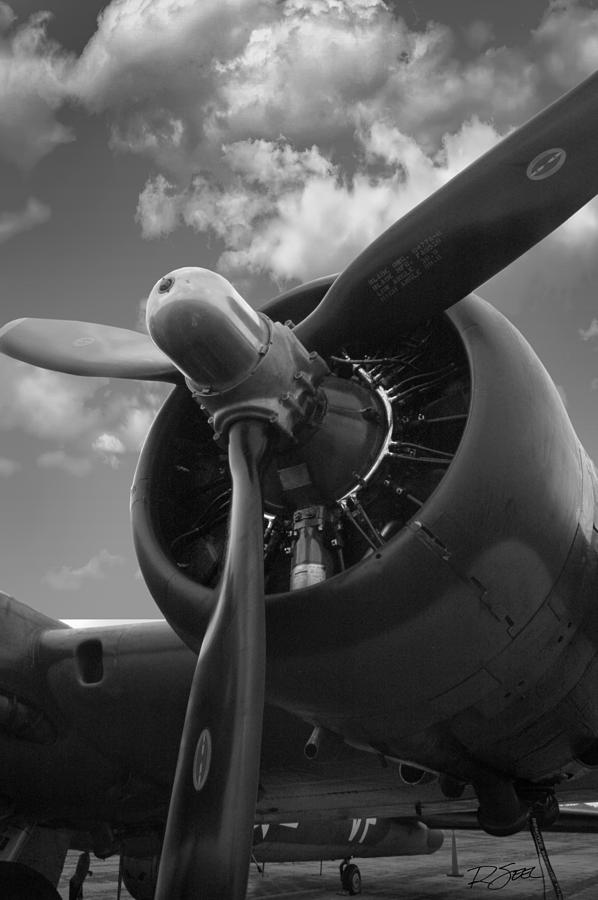 B-17 Engine Photograph by Rod Seel