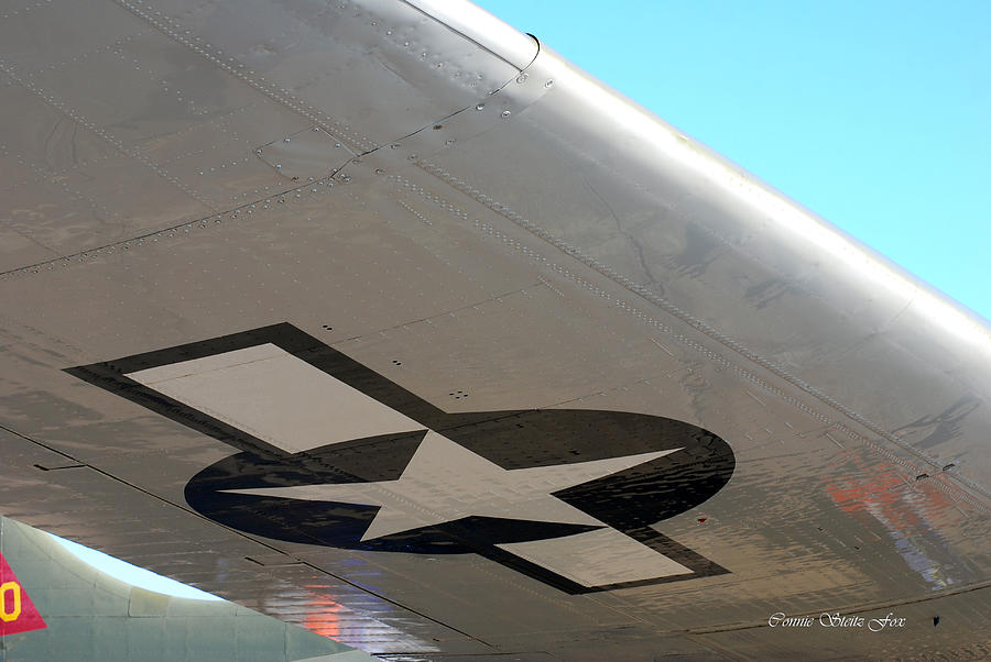 Beneath the Wing. B-17 Flying Fortress  Photograph by Connie Fox
