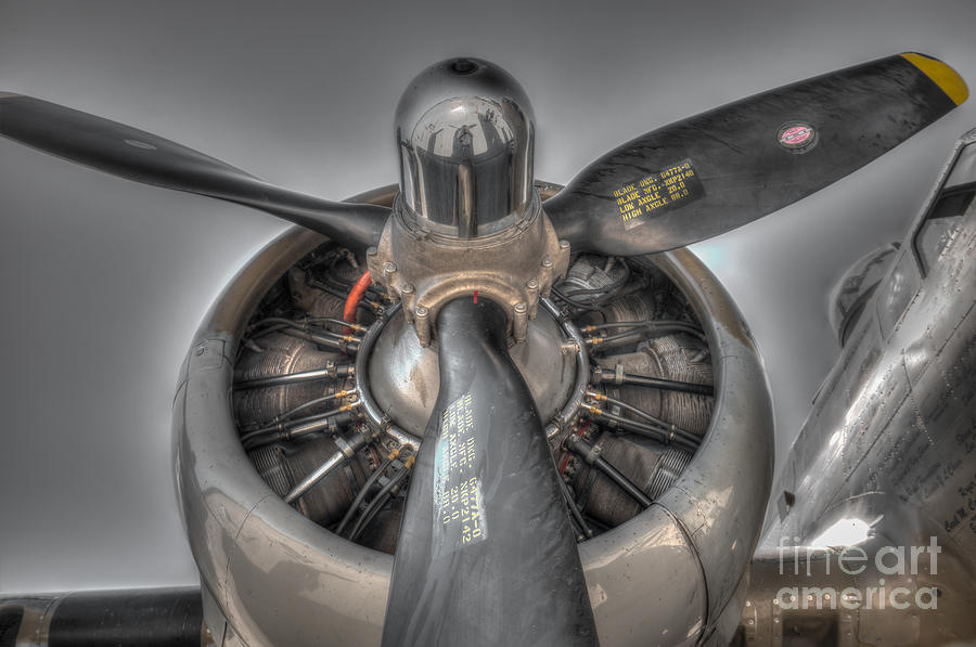 B-17g Bomber Prop Photograph