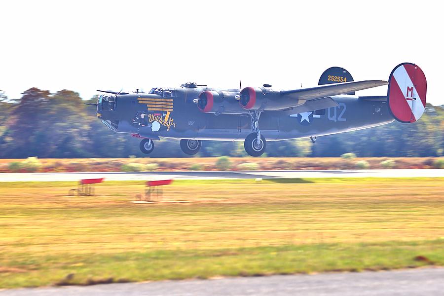 B-24 Landing Photograph by Gordon Elwell