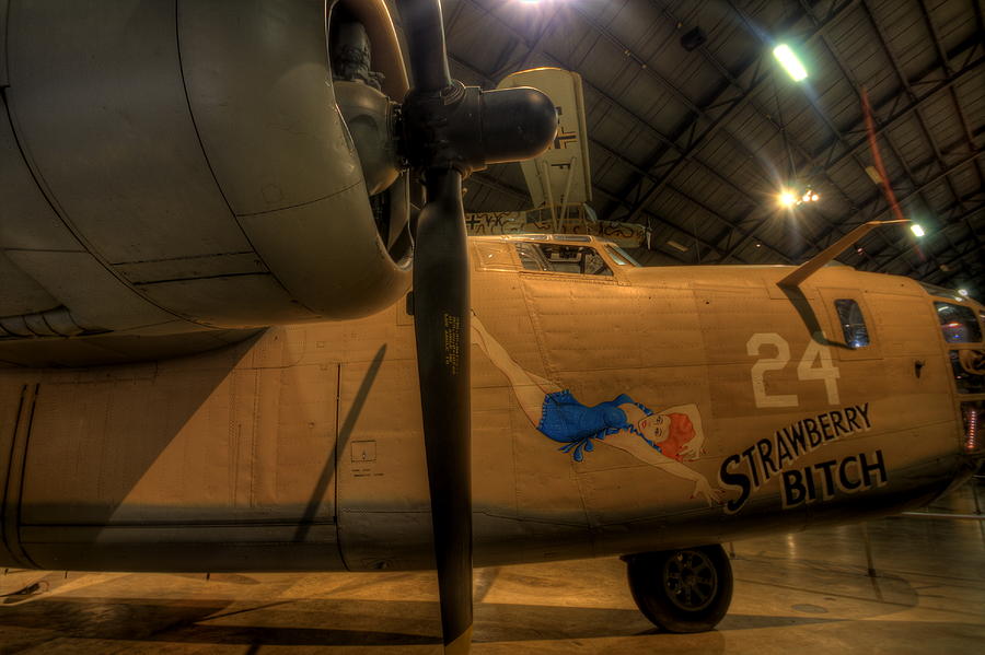 B-24 Nose Art Photograph by David Dufresne