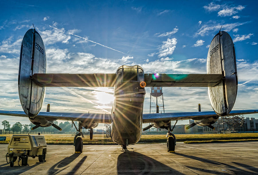 B-24 Tail 2 Photograph by David Hart