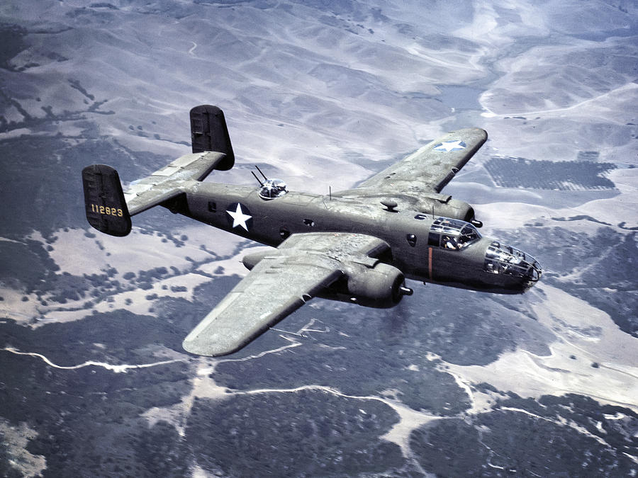 B-25 World War II Era Bomber - 1942 Photograph By Daniel Hagerman