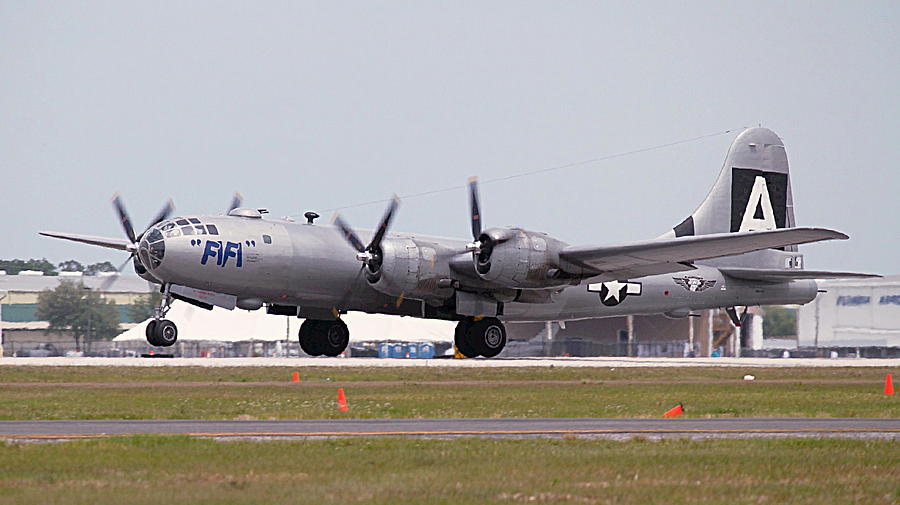 B-29 Fifi At Liftoff Photograph By Howard Markel