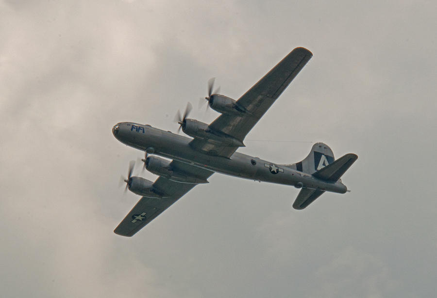 B-29 FIFI Fly-over Photograph by John Black