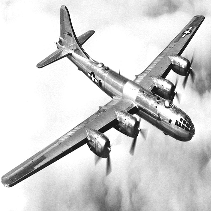 B 29 In Flight Photograph by Florene Welebny