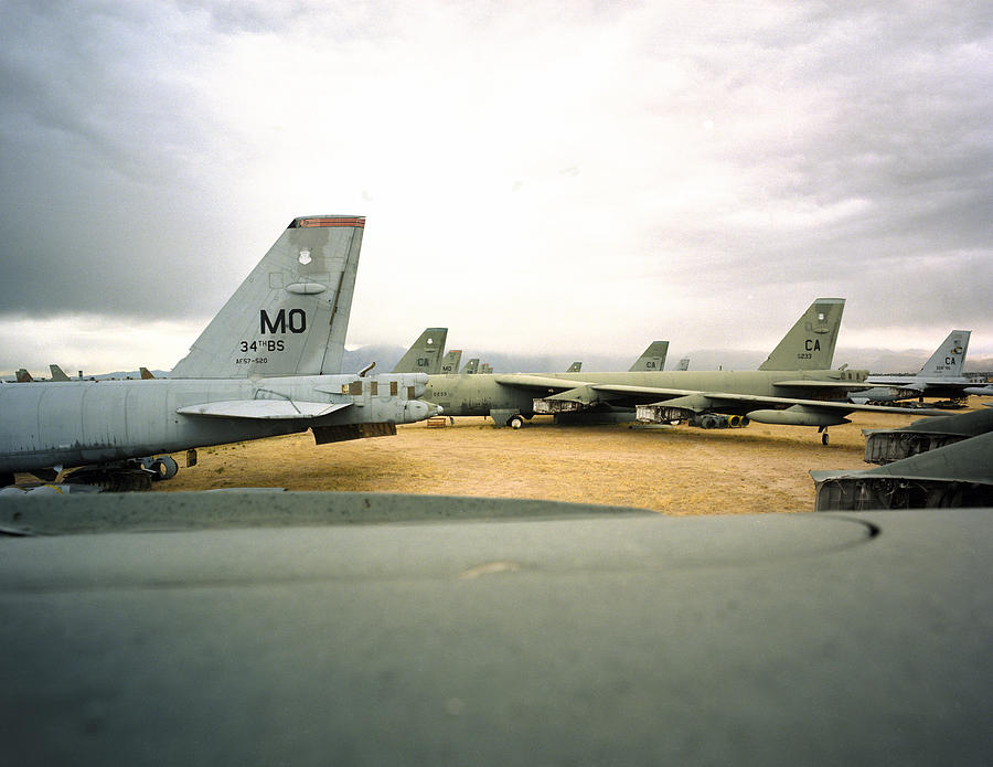 B-52Gs at Lunch Photograph by Jan W Faul