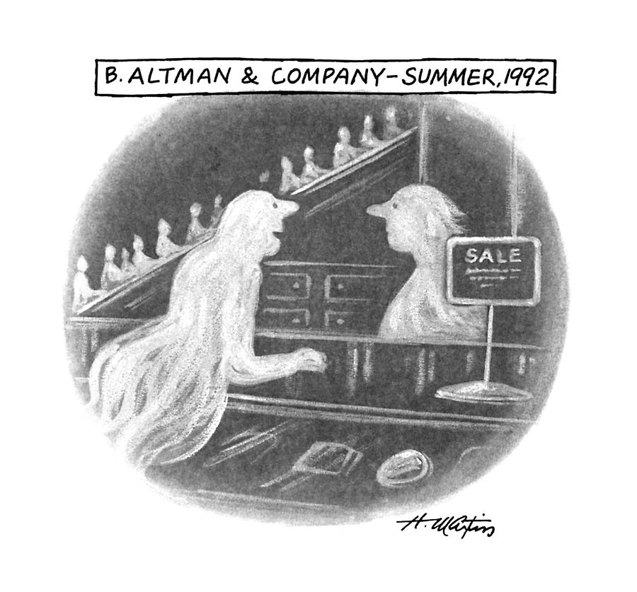 B. Altman & Company - Summer Drawing by Henry Martin