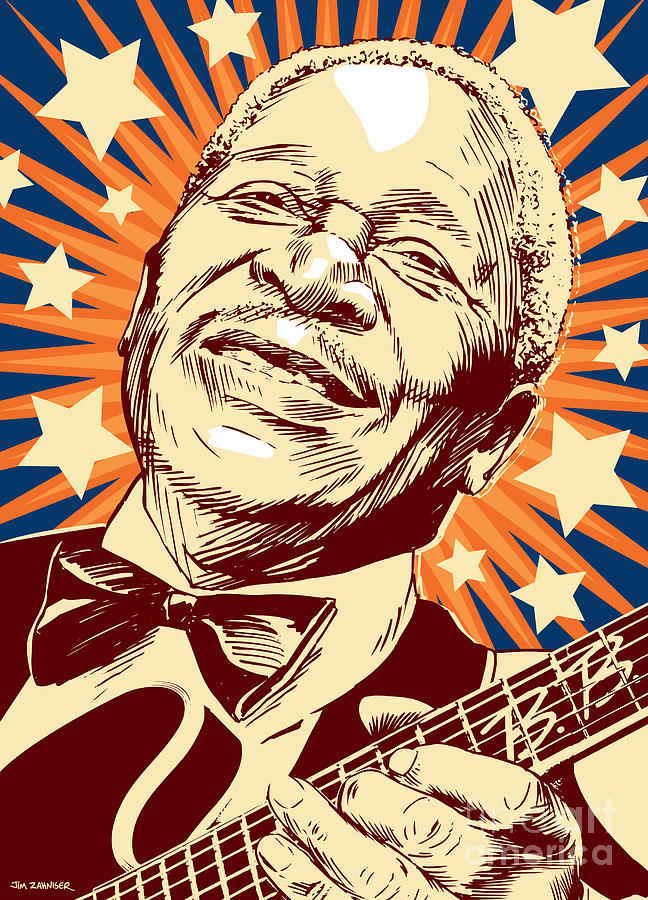 B. B. King Digital Art By Jim Zahniser - Fine Art America