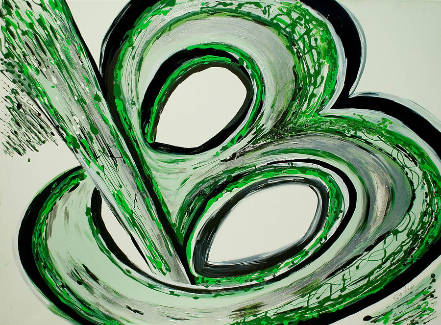 Green Mixed Media - B U-nique by Artista Elisabet