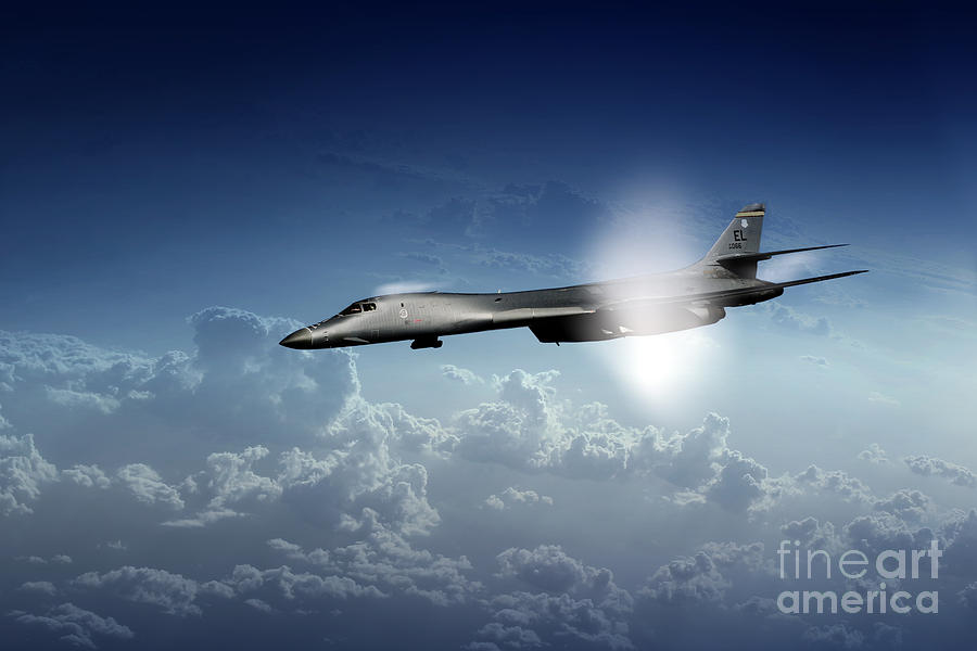 B1 Supersonic Digital Art by Airpower Art