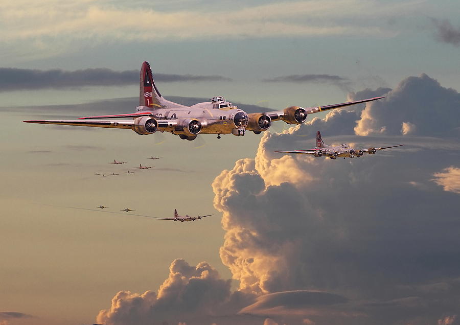 B17 - Just Another Day Photograph by Pat Speirs