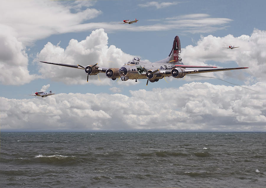 B17 The Hardest Mile Digital Art by Pat Speirs