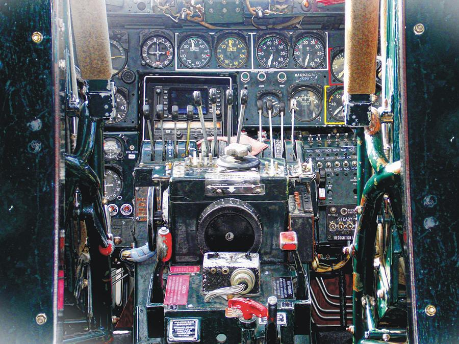 B-24 Liberator Cockpit Photograph by Joe Duket