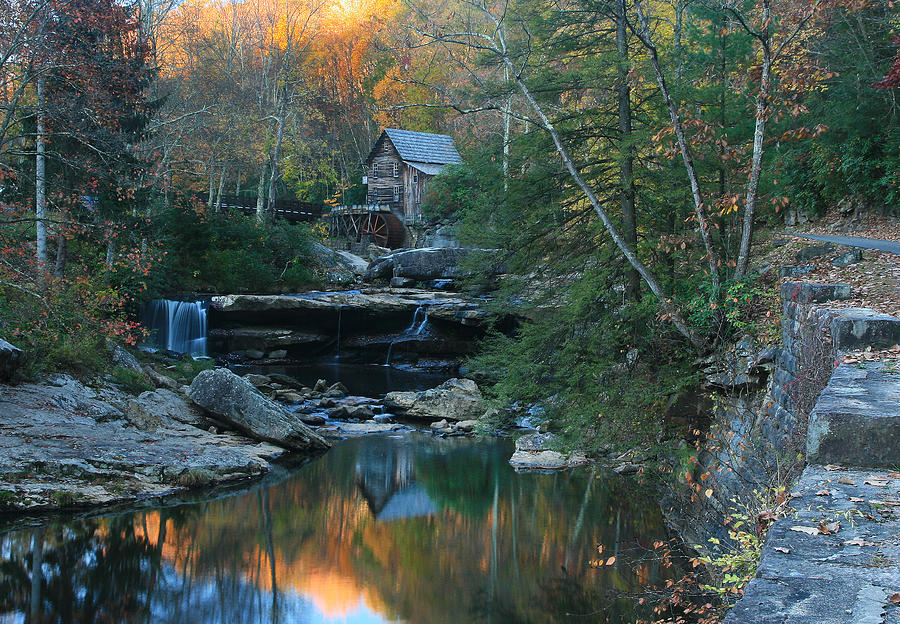 Babcock State Park Reflection Photograph by Scott Cunningham