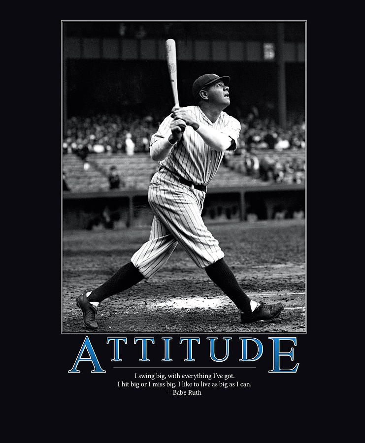 Sports Photograph - Babe Ruth Attitude  by Retro Images Archive