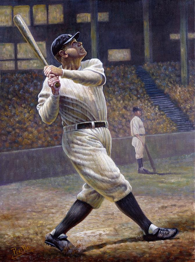New York Yankees Painting - Babe Ruth by Gregory Perillo