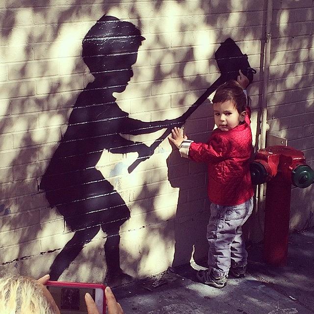 Babies Love Banksy Photograph by Allison Clayton