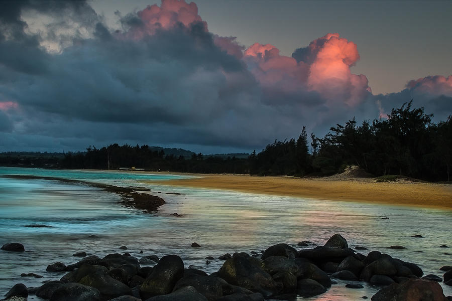 Sunset Photograph - Baby Beach Afterglow by Mike Neal