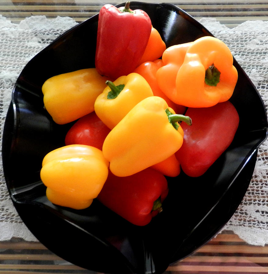 Baby Bell Peppers Photograph