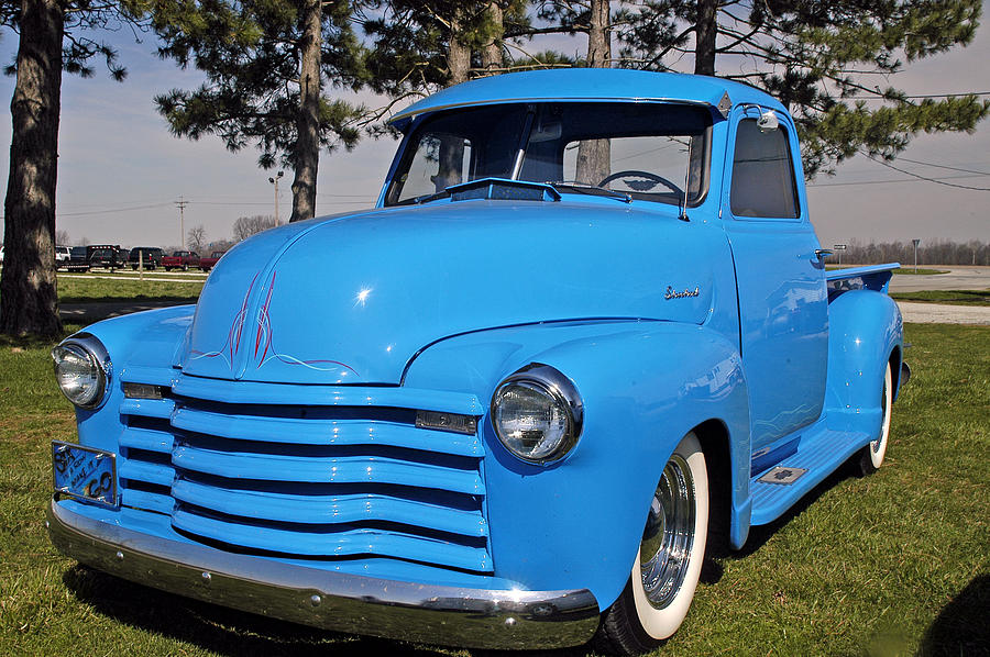 Baby Blue Chevy From 1950 Photograph by Randall Branham