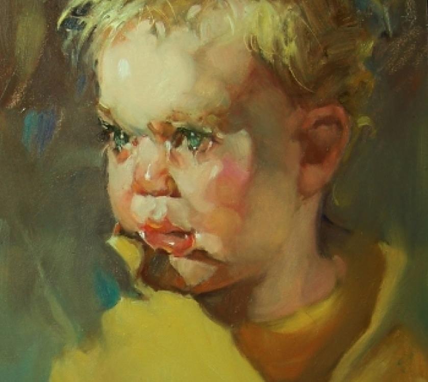 Baby blue eyes Painting by IAMJNICOLE JanuaryLifeBrand Fine Art America